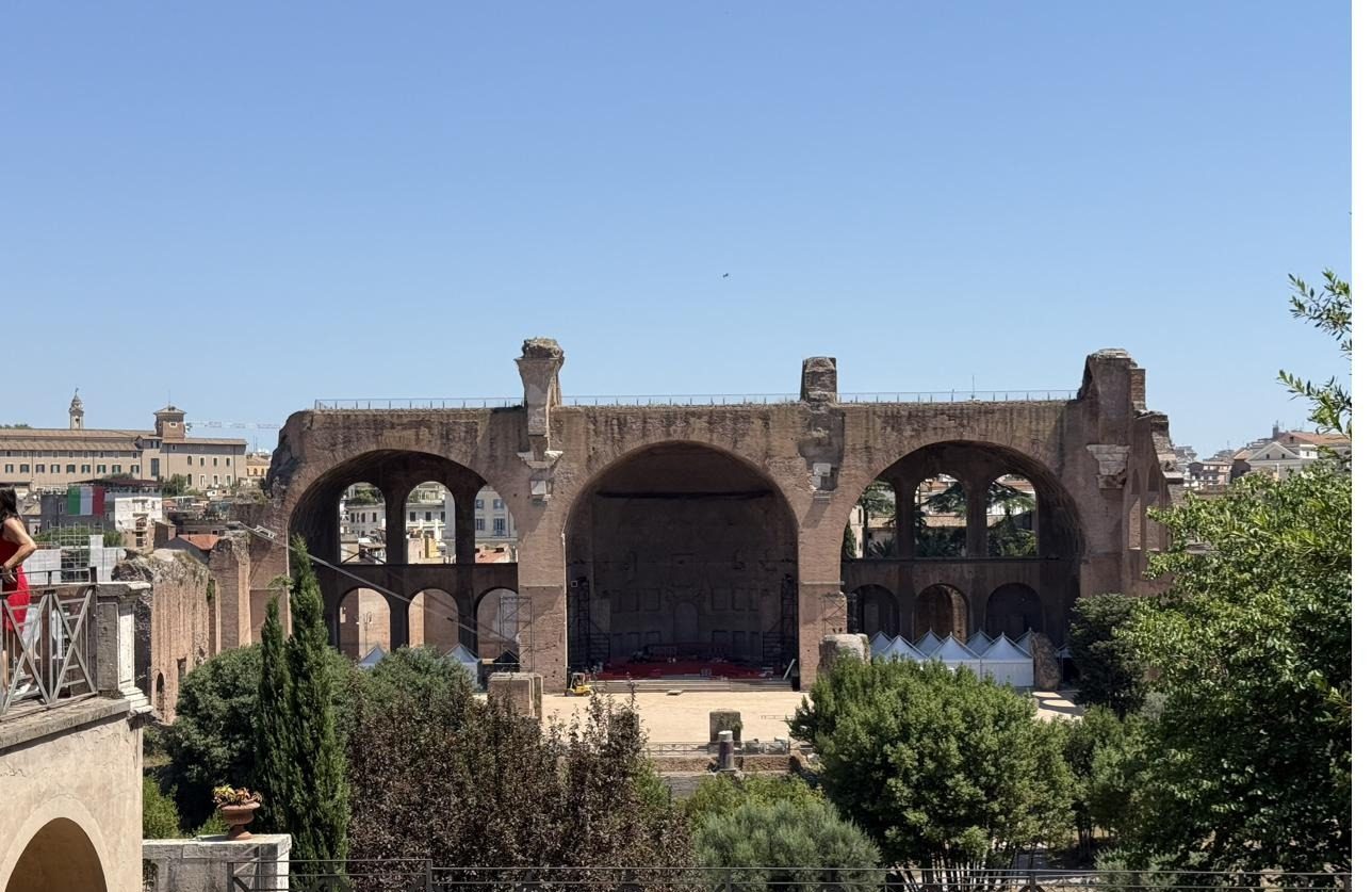 The Basilica of Maxentius and the Temple of Venus and Rome