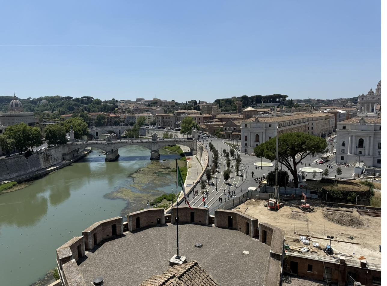 Rome from Castel Sant’Angelo