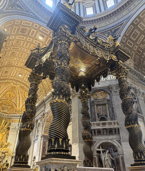 Bernini’s Baldacchino and the Cathedra Petri